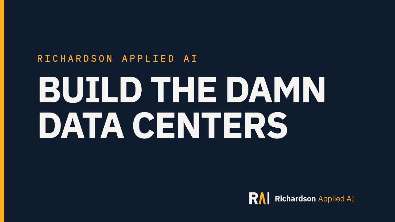 Build the Damn Data Centers. China Isn't Waiting. — video thumbnail