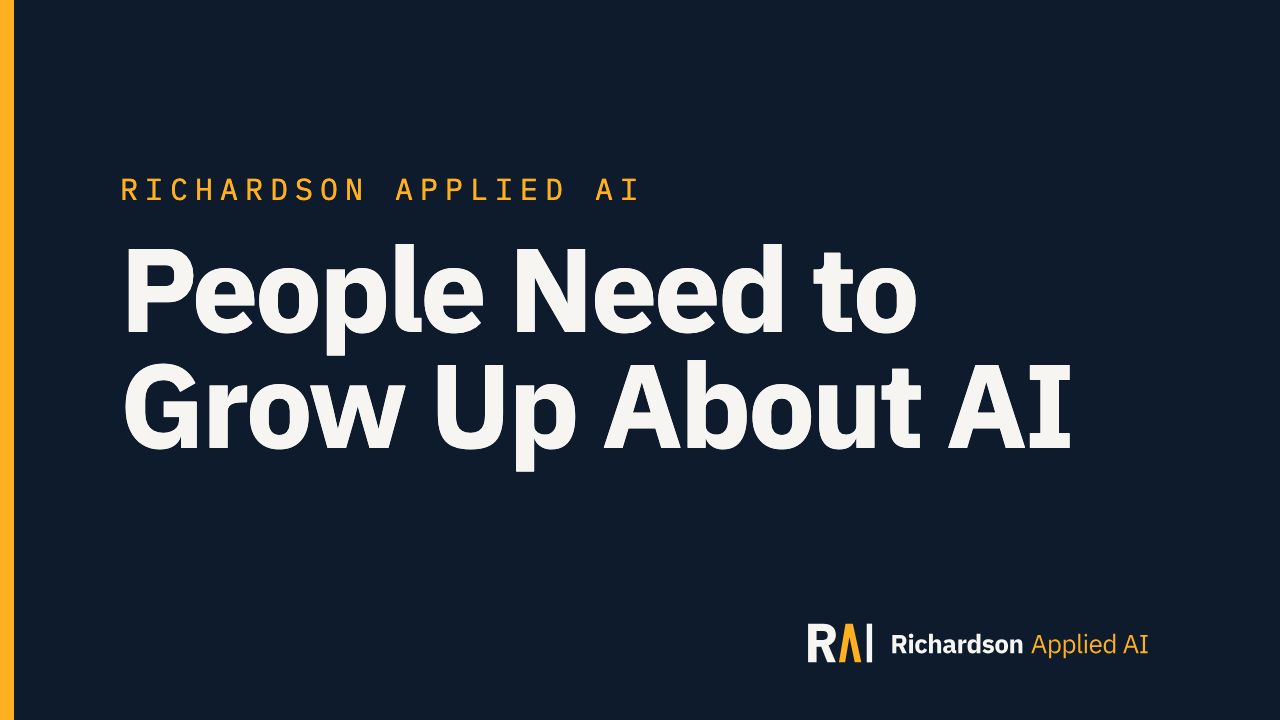 People Need to Grow Up About AI — video thumbnail